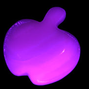 Mangano Calcite hand-carved apple 41-49g Rocks and Things