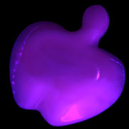 Mangano Calcite hand-carved apple 41-49g Rocks and Things