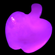 Mangano Calcite hand-carved apple 41-49g Rocks and Things