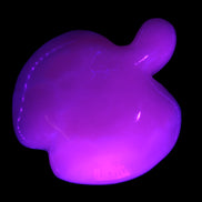 Mangano Calcite hand-carved apple 41-49g Rocks and Things