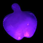 Mangano Calcite hand-carved apple 41-49g Rocks and Things