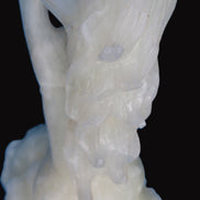 Mermaid hand-carved White Jade 320mm 3900g Rocks and Things