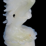 Mermaid hand-carved White Jade 320mm 3900g Rocks and Things