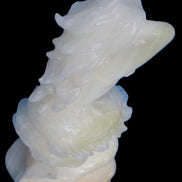 Mermaid hand-carved White Jade 320mm 3900g Rocks and Things
