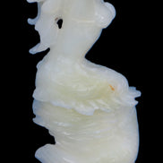 Mermaid hand-carved White Jade 320mm 3900g Rocks and Things