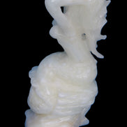 Mermaid hand-carved White Jade 320mm 3900g Rocks and Things