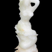 Mermaid hand-carved White Jade 320mm 3900g Rocks and Things