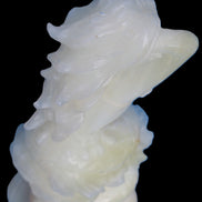 Mermaid hand-carved White Jade 320mm 3900g Rocks and Things