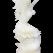 Mermaid hand-carved White Jade 320mm 3900g Rocks and Things