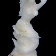 Mermaid hand-carved White Jade 320mm 3900g Rocks and Things