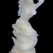 Mermaid hand-carved White Jade 320mm 3900g Rocks and Things