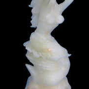 Mermaid hand-carved White Jade 320mm 3900g Rocks and Things