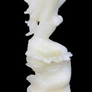 Mermaid hand-carved White Jade 320mm 3900g Rocks and Things