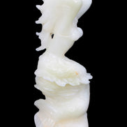 Mermaid hand-carved White Jade 320mm 3900g Rocks and Things