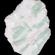 Soft Mint-Green and Pink Tourmaline on matrix from Afghanistan 80mm 833ct 166.6g in sunlight - Rocks and Things Store