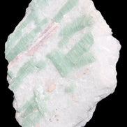 Soft Mint-Green and Pink Tourmaline on matrix from Afghanistan 80mm 833ct 166.6g in sunlight - Rocks and Things Store