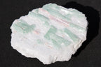 Soft Mint-Green and Pink Tourmaline on marble from Afghanistan 80mm 833ct 166.6g Rocks and Things