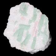 Soft Mint-Green and Pink Tourmaline on matrix from Afghanistan 80mm 833ct 166.6g in sunlight - Rocks and Things Store