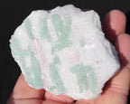 Soft Mint-Green and Pink Tourmaline on marble from Afghanistan 80mm 833ct 166.6g Rocks and Things