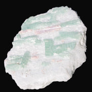 Soft Mint-Green and Pink Tourmaline on marble from Afghanistan 80mm 833ct 166.6g Rocks and Things