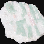 Soft Mint-Green and Pink Tourmaline on marble from Afghanistan 80mm 833ct 166.6g Rocks and Things