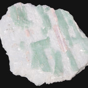 Soft Mint-Green and Pink Tourmaline on marble from Afghanistan 80mm 833ct 166.6g Rocks and Things