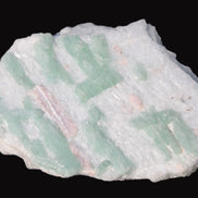 Soft Mint-Green and Pink Tourmaline on marble from Afghanistan 80mm 833ct 166.6g Rocks and Things