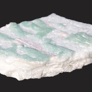 Soft Mint-Green and Pink Tourmaline on marble from Afghanistan 80mm 833ct 166.6g Rocks and Things