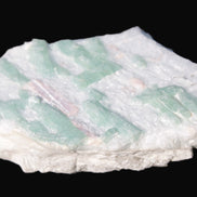 Soft Mint-Green and Pink Tourmaline on marble from Afghanistan 80mm 833ct 166.6g Rocks and Things