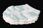 Soft Mint-Green and Pink Tourmaline on marble from Afghanistan 80mm 833ct 166.6g Rocks and Things