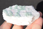 Soft Mint-Green and Pink Tourmaline on marble from Afghanistan 80mm 833ct 166.6g Rocks and Things