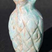 Caribbean Calcite hand-carved pineapple 56*100mm 393.5g Rocks and Things