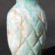 Caribbean Calcite hand-carved pineapple 56*100mm 393.5g Rocks and Things