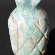 Caribbean Calcite hand-carved pineapple 56*100mm 393.5g Rocks and Things