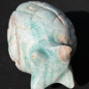 Caribbean Calcite hand-carved pineapple 56*100mm 393.5g Rocks and Things