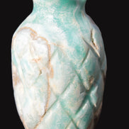 Caribbean Calcite hand-carved pineapple 56*100mm 393.5g Rocks and Things