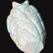 Caribbean Calcite hand-carved pineapple 56*100mm 393.5g Rocks and Things