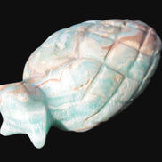Caribbean Calcite hand-carved pineapple 56*100mm 393.5g Rocks and Things