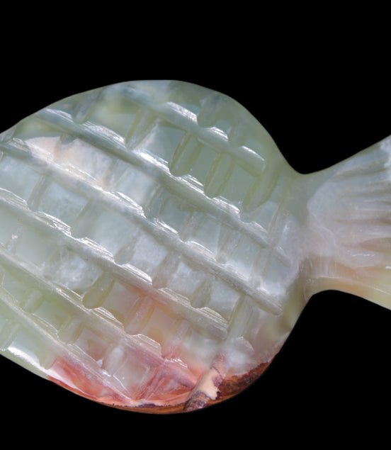 Afghan Jade Fish 135*88mm 208.6g Rocks and Things