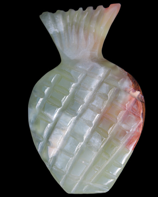 Afghan Jade pineapple 135*88mm 208.6g in sunshine - Rocks and Things Store