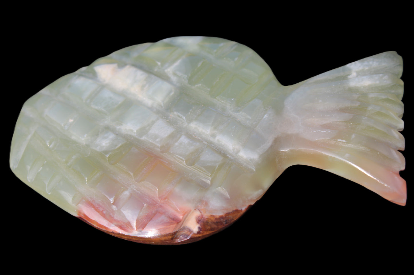 Afghan Jade Fish 135*88mm 208.6g Rocks and Things