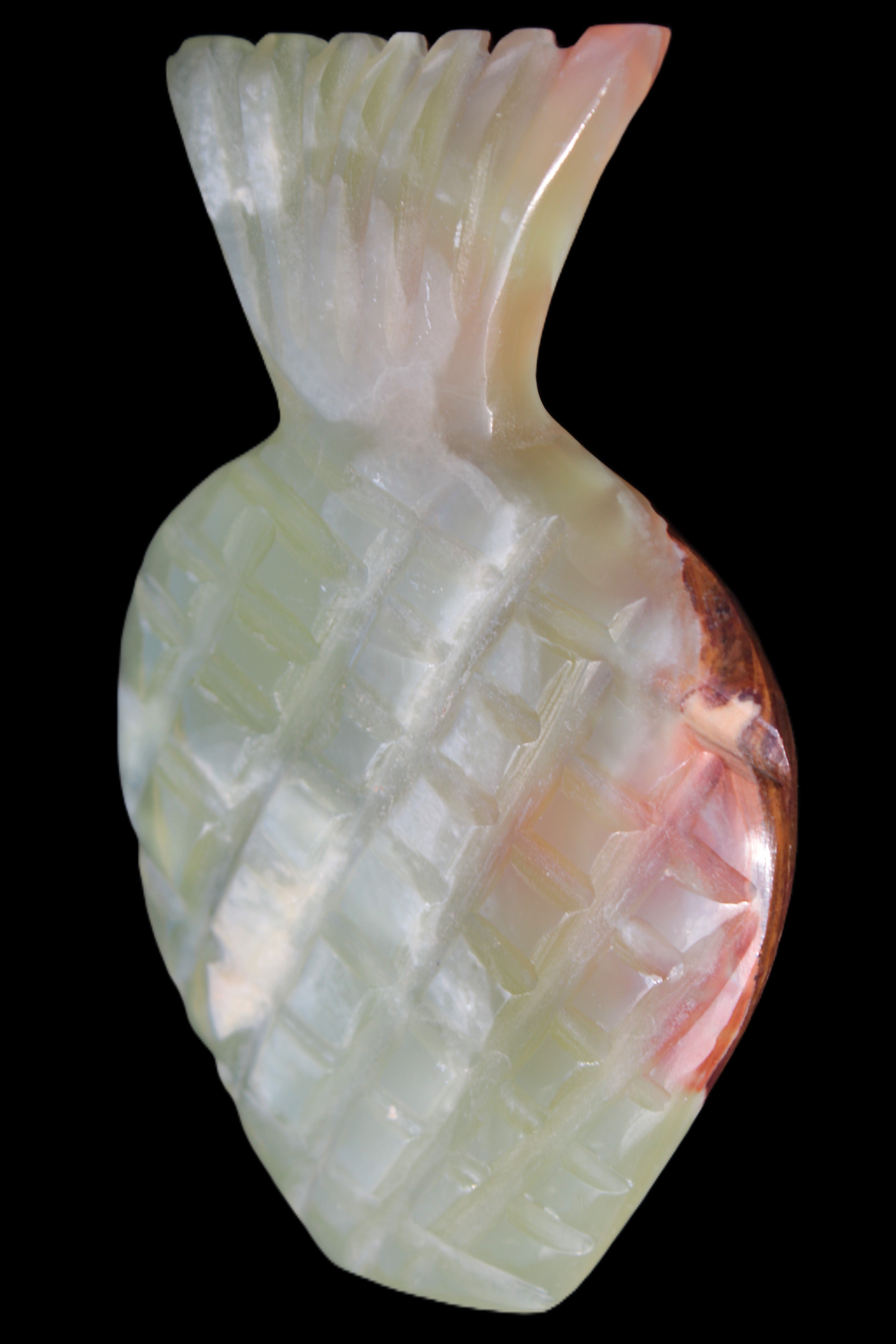 Afghan Jade pineapple 135*88mm 208.6g in sunshine - Rocks and Things Store