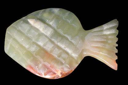 Afghan Jade Fish 135*88mm 208.6g Rocks and Things