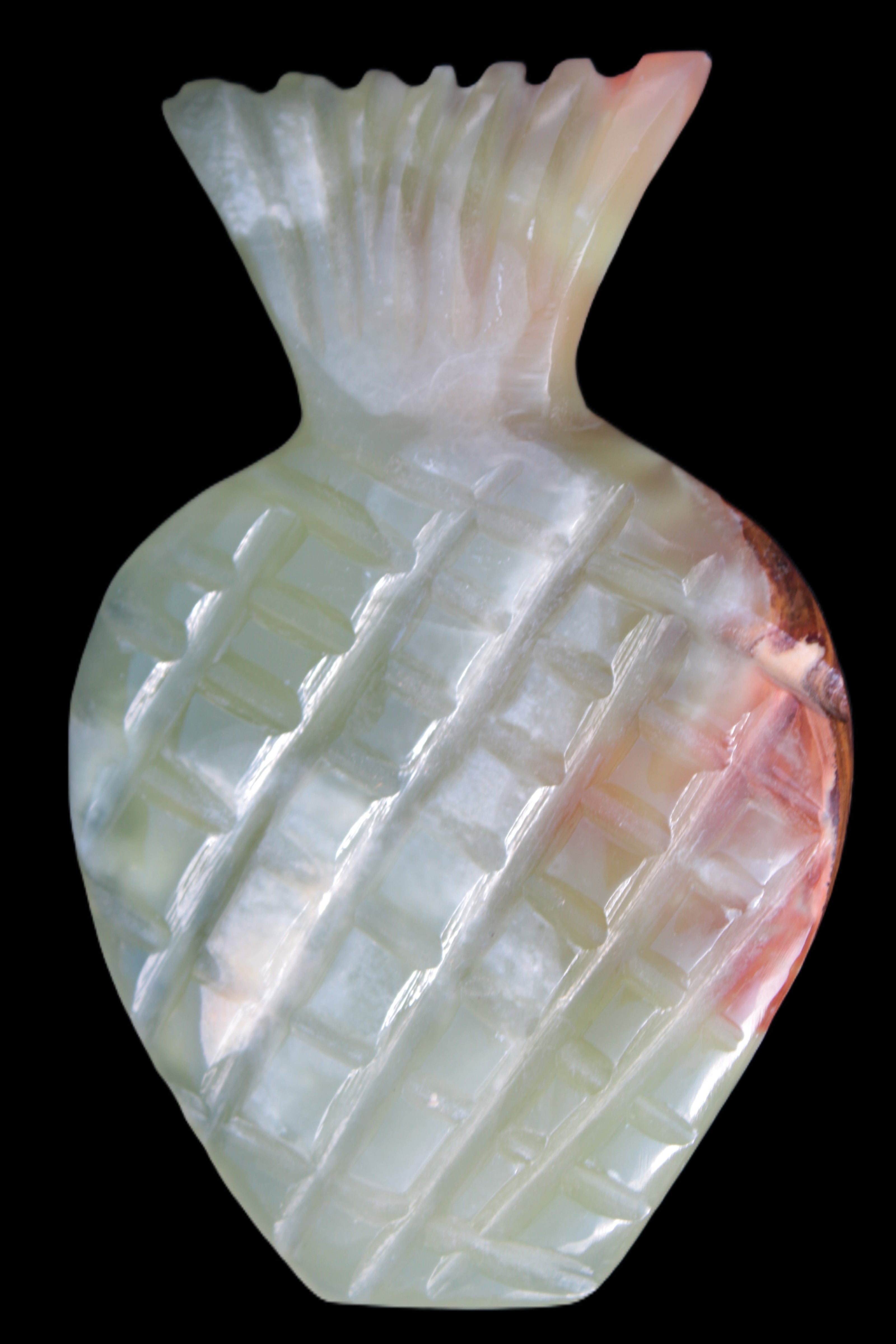 Afghan Jade pineapple 135*88mm 208.6g in sunshine - Rocks and Things Store