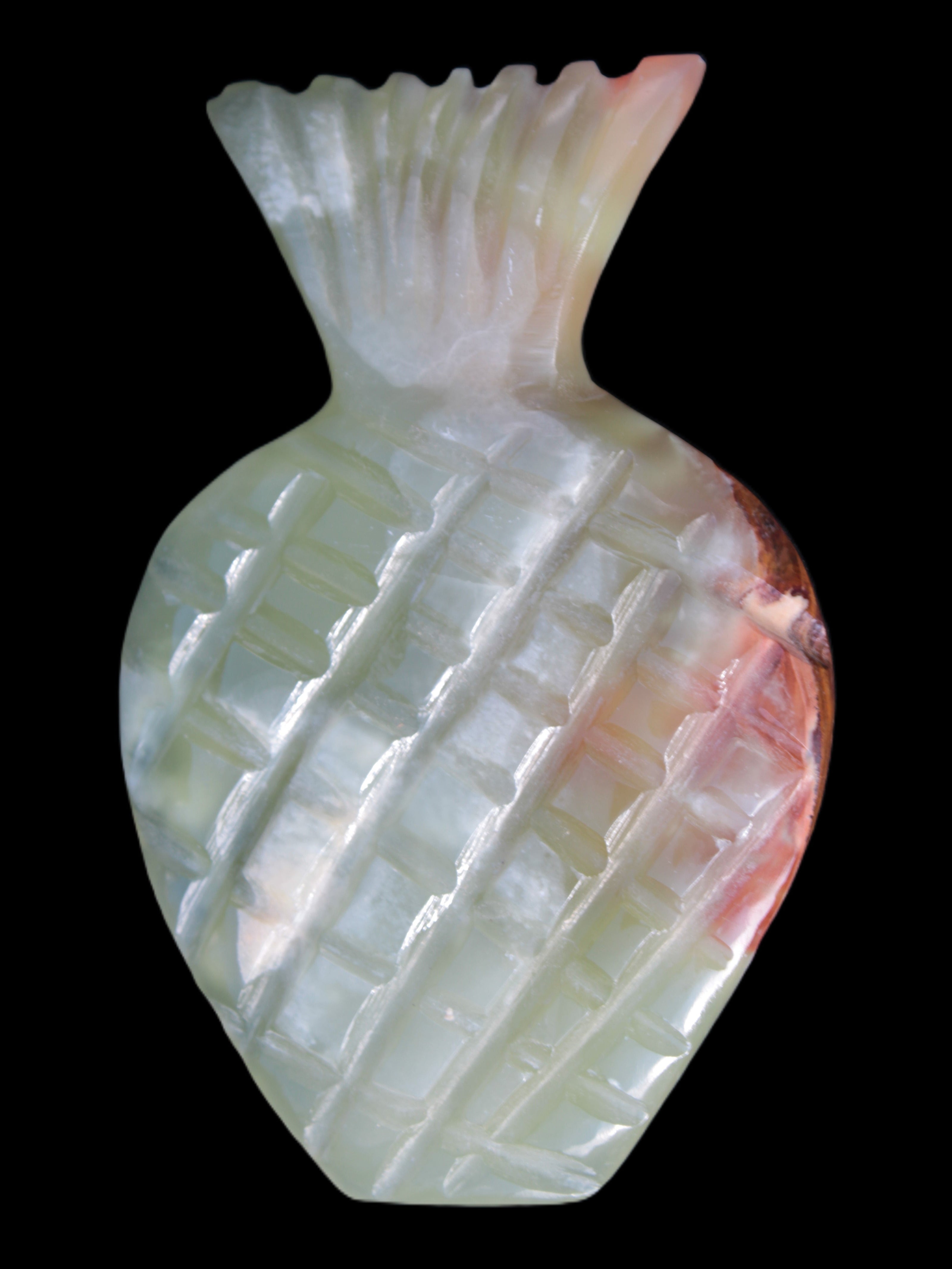 Afghan Jade pineapple 135*88mm 208.6g in sunshine - Rocks and Things Store