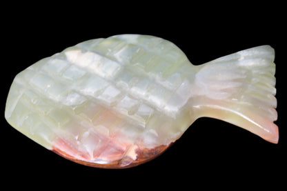 Afghan Jade Fish 135*88mm 208.6g Rocks and Things