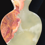 Afghan Jade pineapple 135*88mm 208.6g in sunshine - Rocks and Things Store