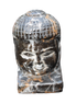 Buddha head hand-carved marble from Pakistan 63*68*107mm 855g - Rocks and Things Store