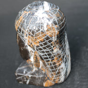 Buddha's head hand-carved marble from Pakistan 63*68*107mm 855g Rocks and Things