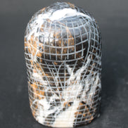 Buddha's head hand-carved marble from Pakistan 63*68*107mm 855g Rocks and Things